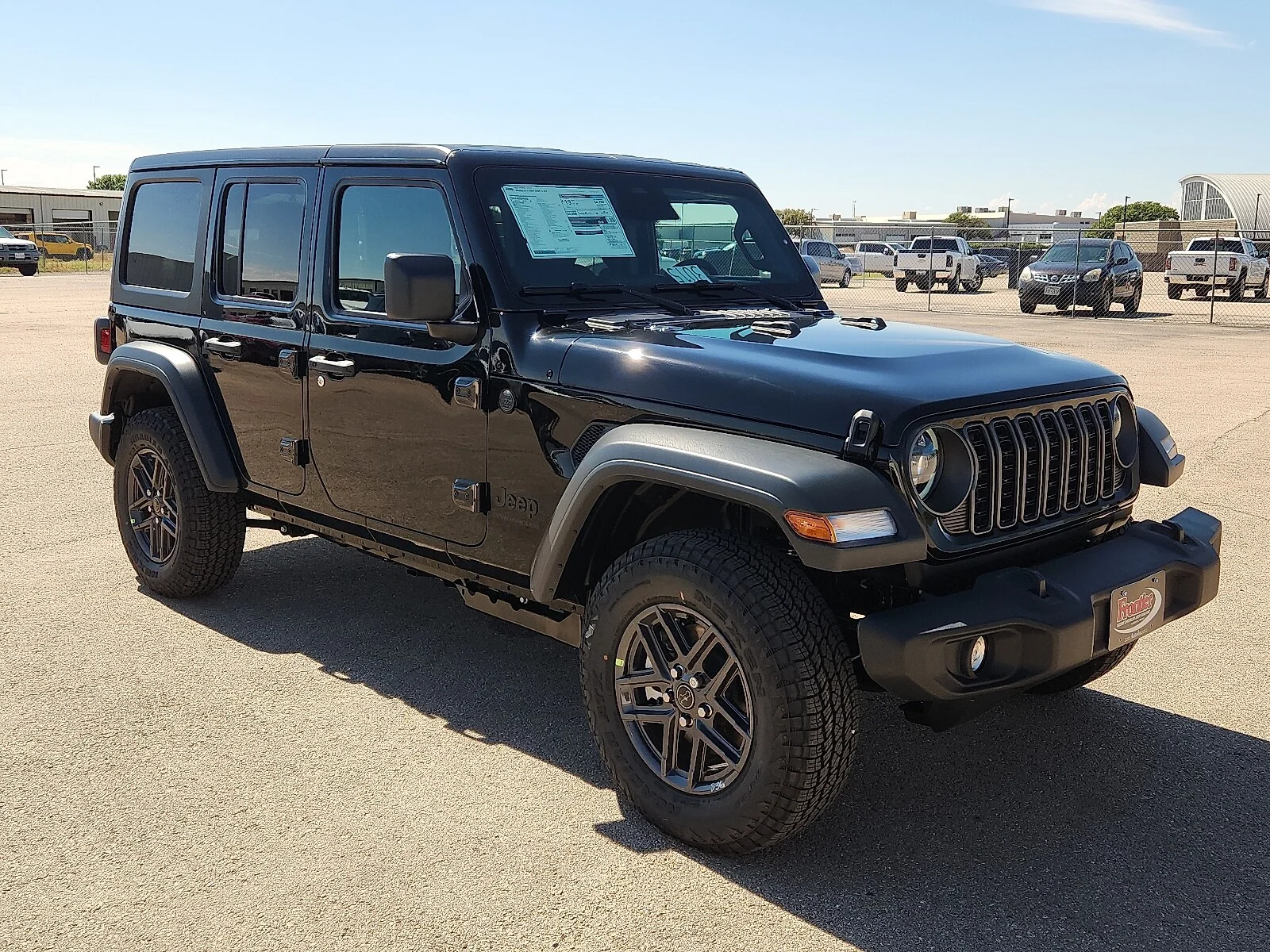 New 2027 Black Clear-Coat Paint Jeep 4-DOOR SPORT S image 6