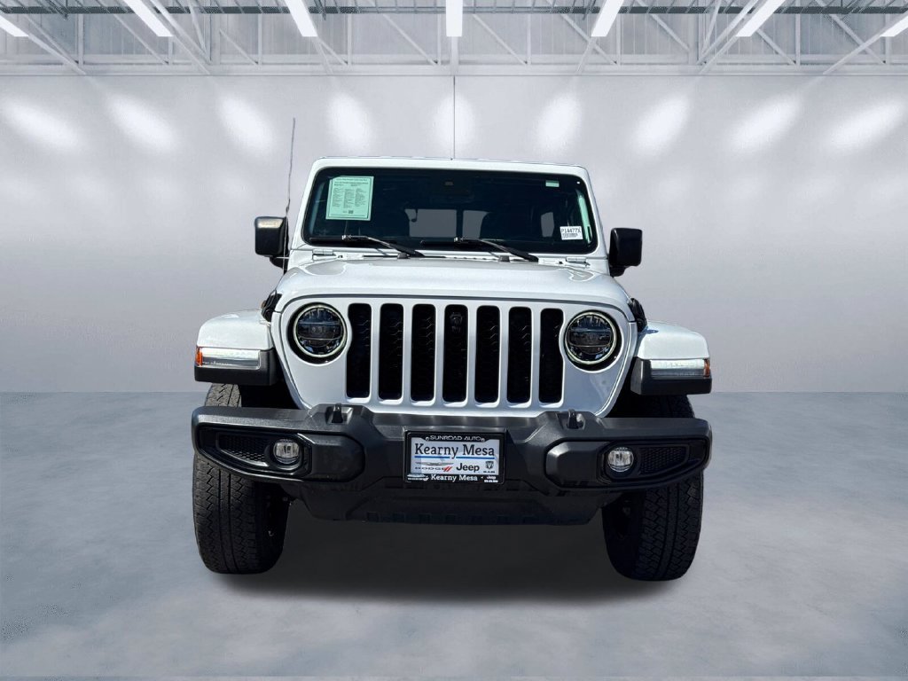 Used 2022 White Jeep Unlimited Sahara Altitude image 2