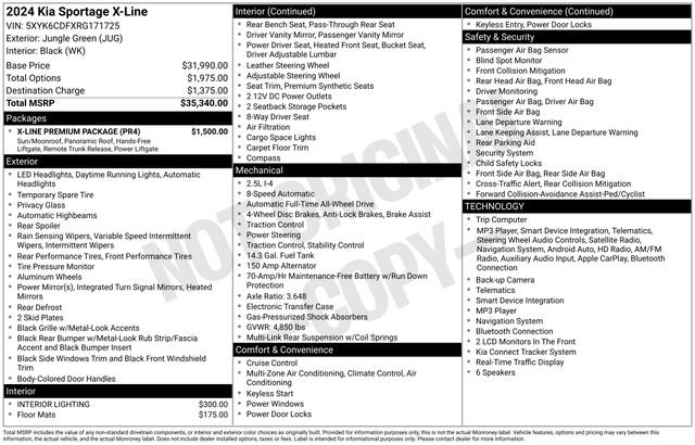 Used 2024 Green Kia X-Line image 47