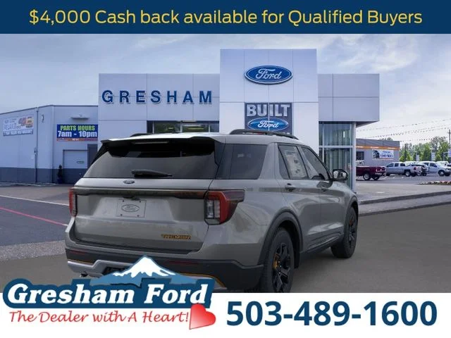 New 2026 Carbonized Gray Metallic Ford Tremor image 9