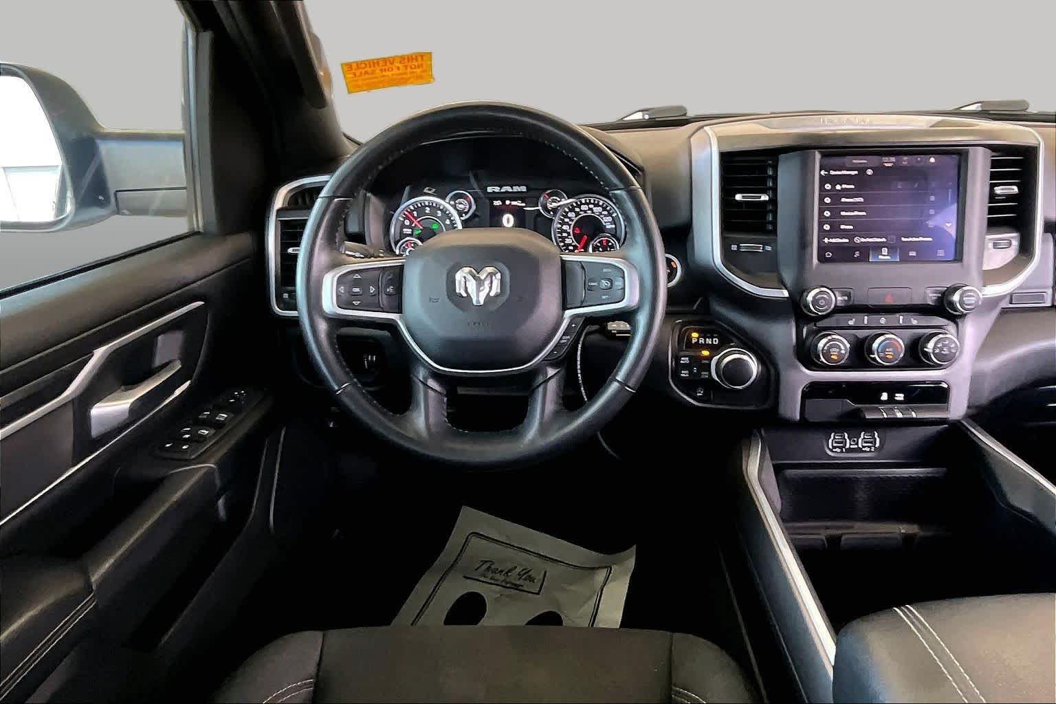 Used 2023 Bright White Clearcoat Ram Big Horn image 6