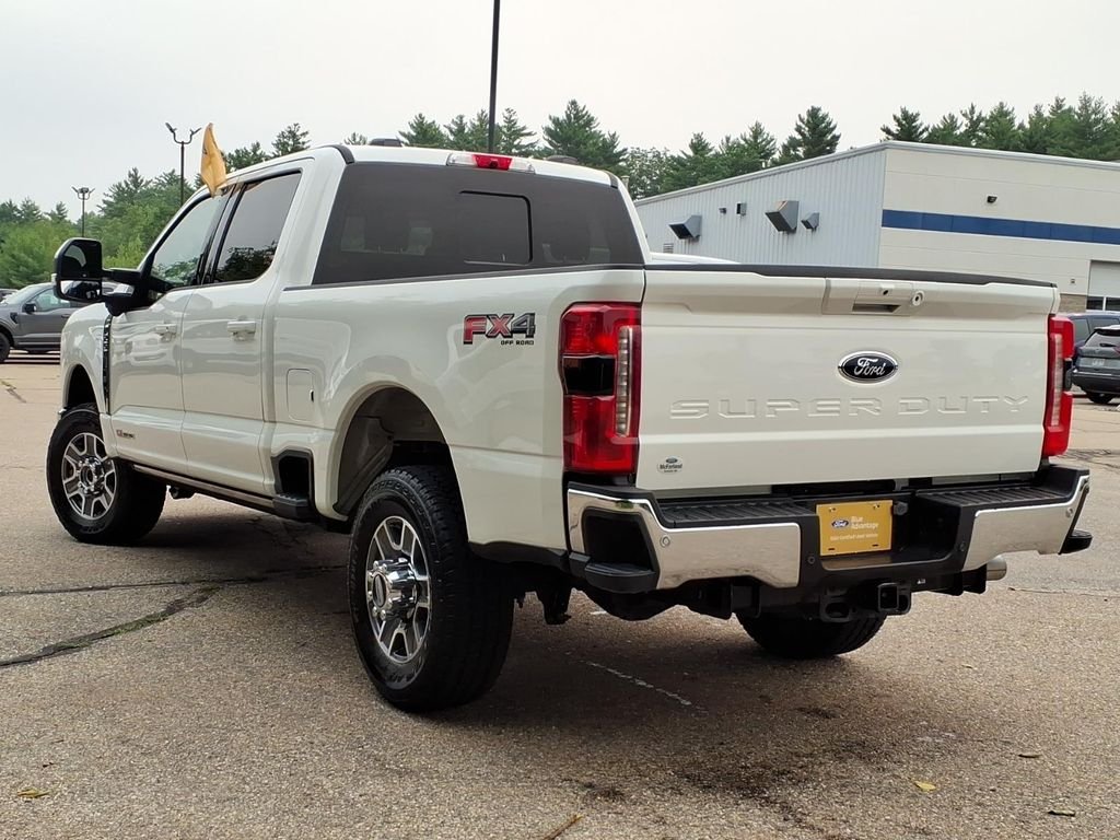 Certified Used 2023 White Metallic Ford Lariat image 6