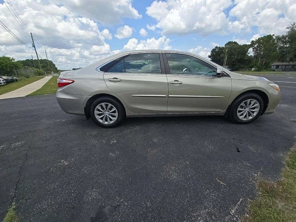Used 2017 Gold Toyota LE image 3