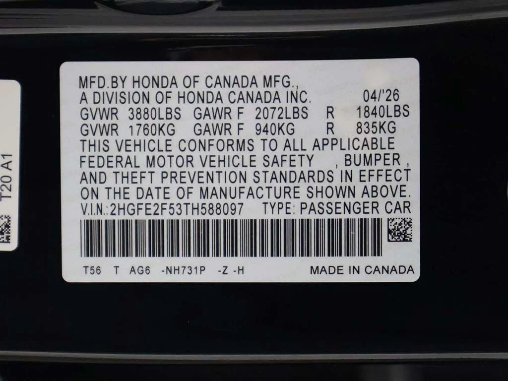 2026 Honda Civic Sport - Photo 47