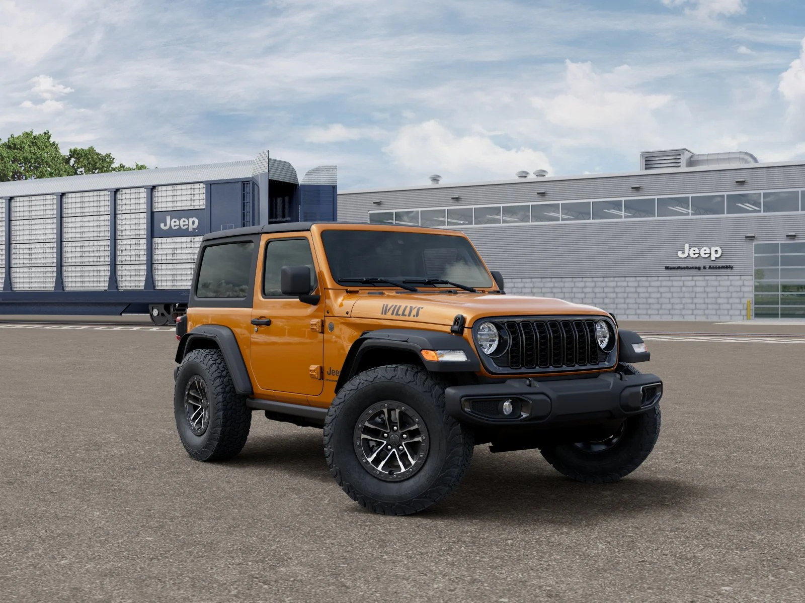 New 2026 Goldilocks Exterior Paint Jeep Willys image 3