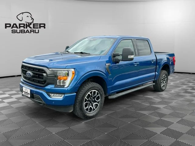 Used 2023 Atlas Blue Metallic Ford XLT image 1