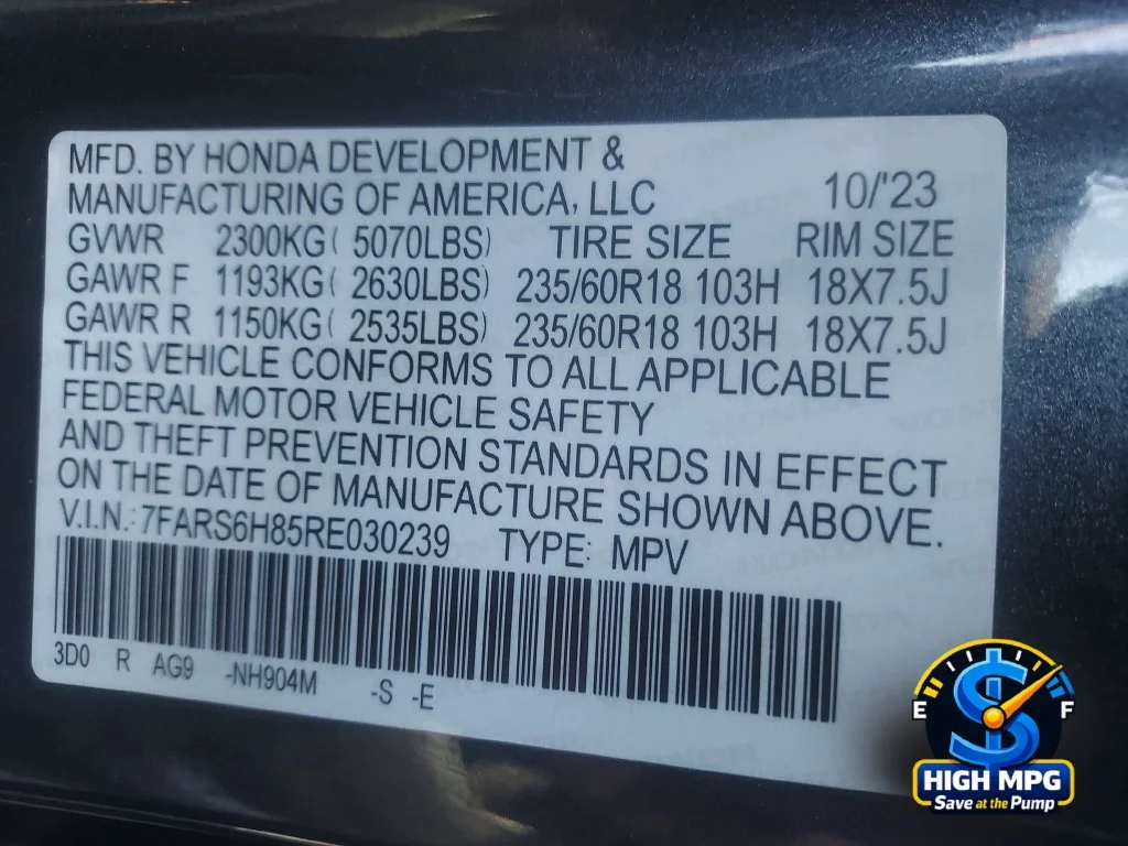 Certified Used 2024 Meteorite Gray Metallic Honda HYBRID AWD SPORT-L image 36