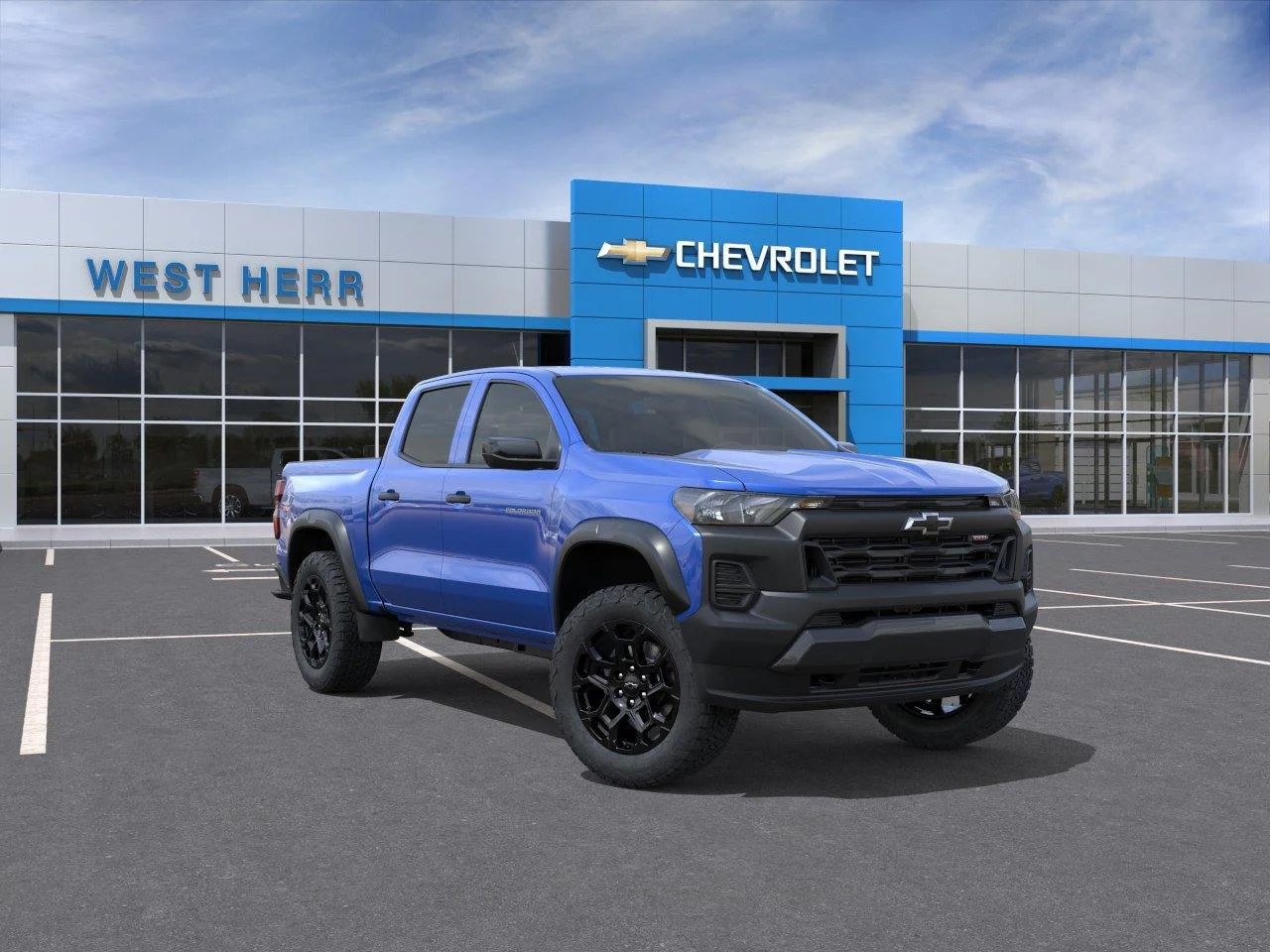 New 2026 Reef Blue Metallic Chevrolet Trail Boss image 1