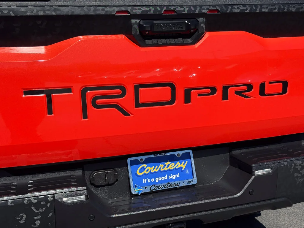 Used 2022 Orange Toyota TRD Pro Hybrid image 9