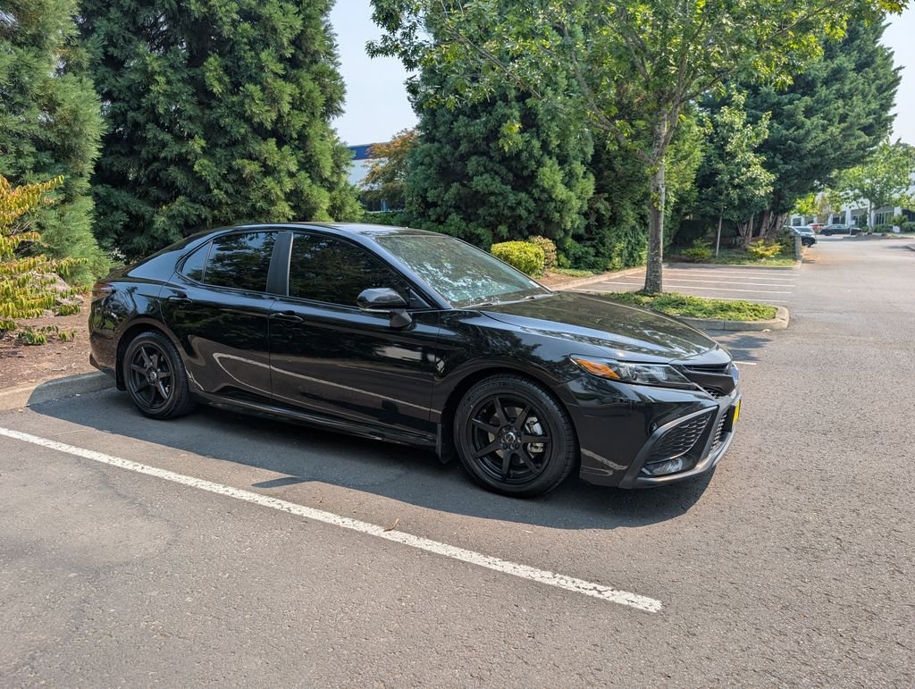 Used 2024 Black Toyota SE Nightshade image 9
