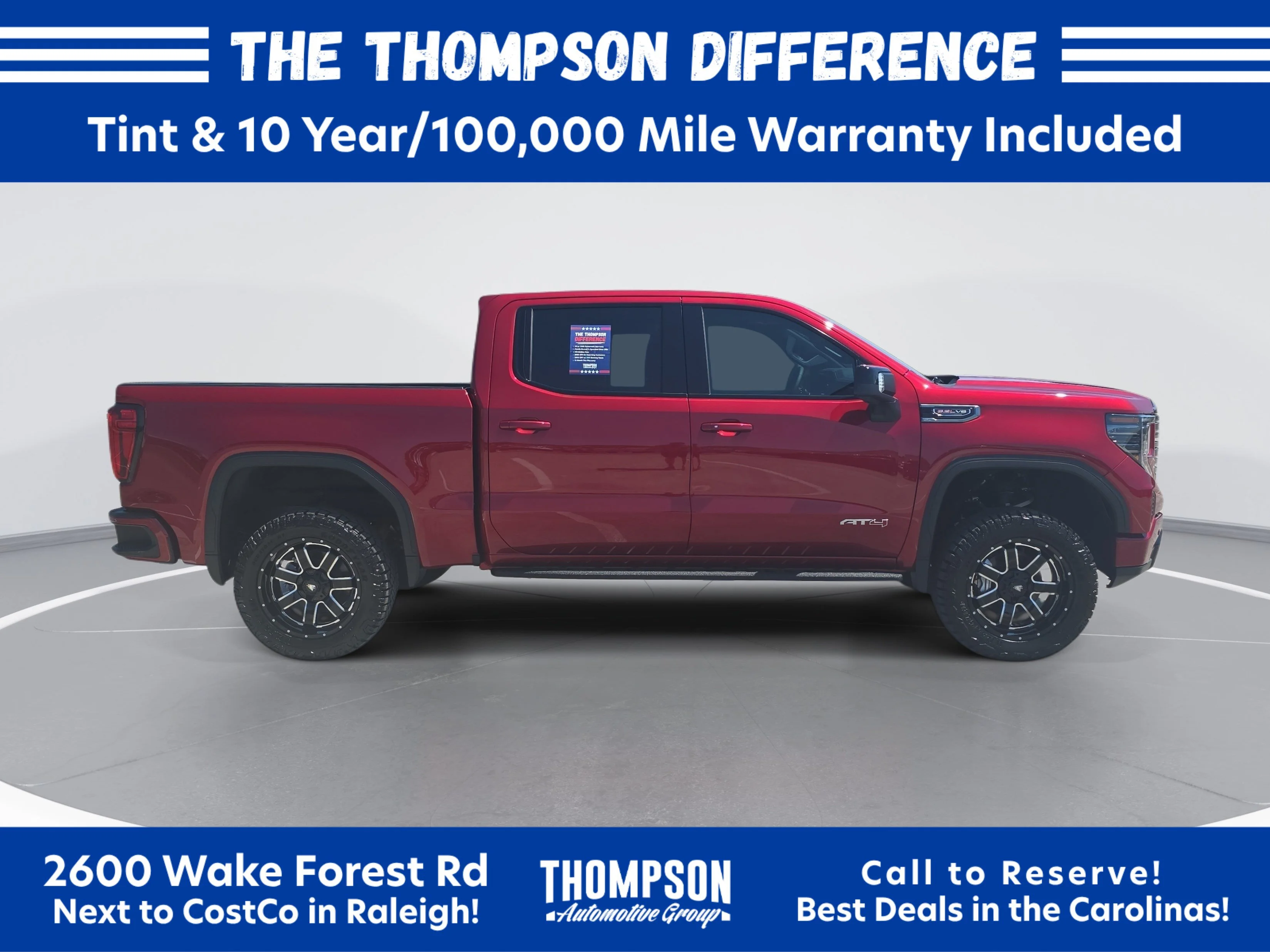 New 2026 Volcanic Red Tintcoat GMC AT4 image 2