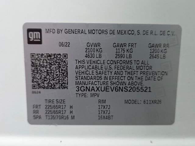 Used 2022 Summit White Chevrolet LT image 3