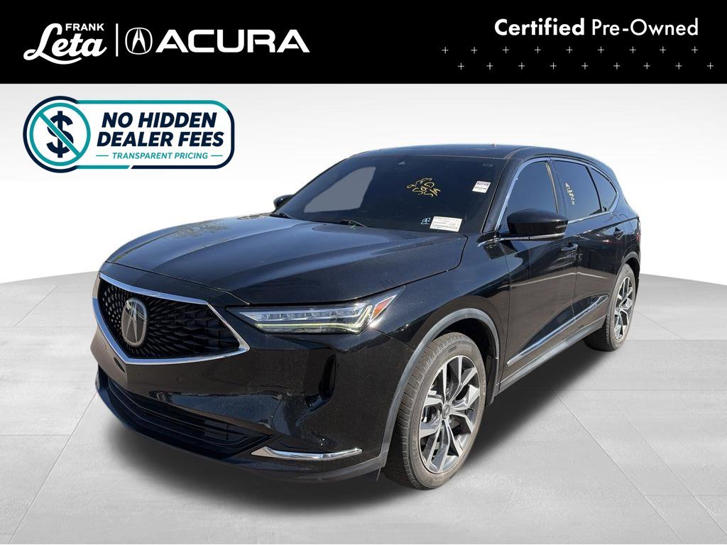 Certified Used 2022 Majestic Black Pearl Acura  image 1