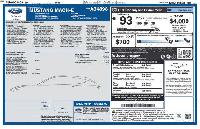 Certified Used 2021 Shadow Black Ford Select image 35
