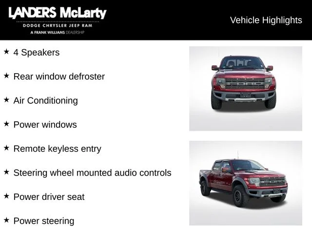 Used 2014 Red Ford SVT Raptor image 6