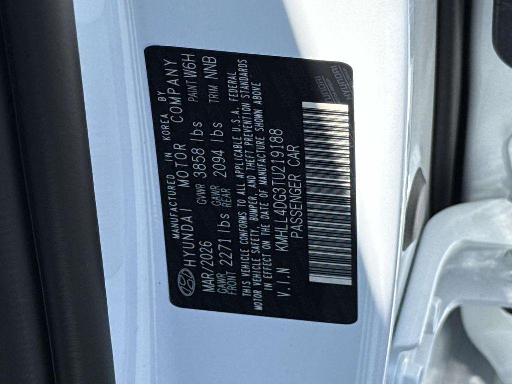 New 2026 White Hyundai SE image 31