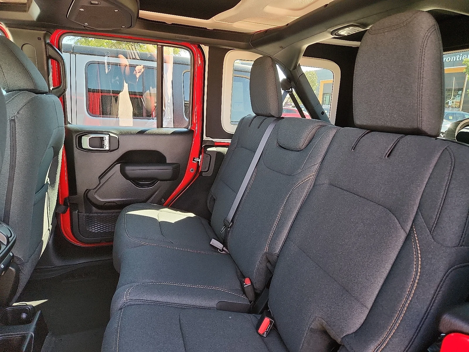 New 2027 Firecracker Red Clear-Coat  Paint Jeep 4-DOOR WILLYS image 9