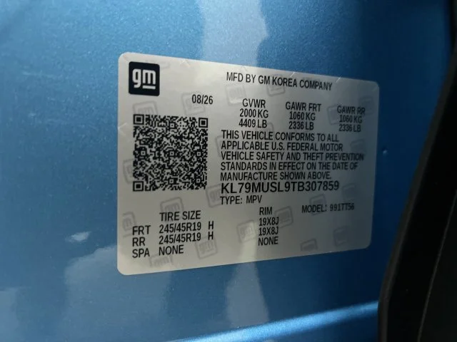 New 2026 Marina Blue Metallic Chevrolet RS image 34