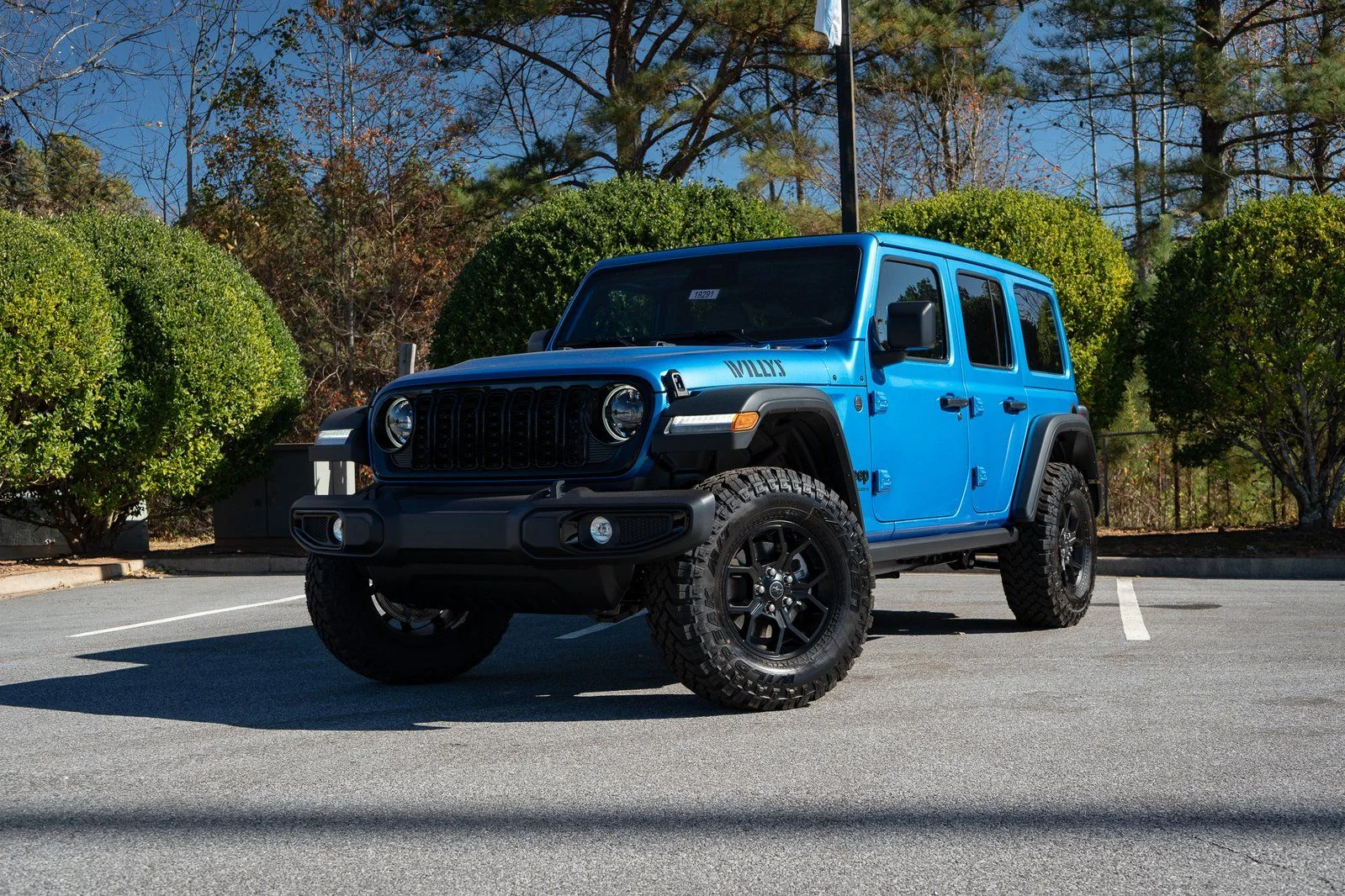 New 2026 Hydro Blue Pearl-Coat Exterior Paint Jeep Willys image 1