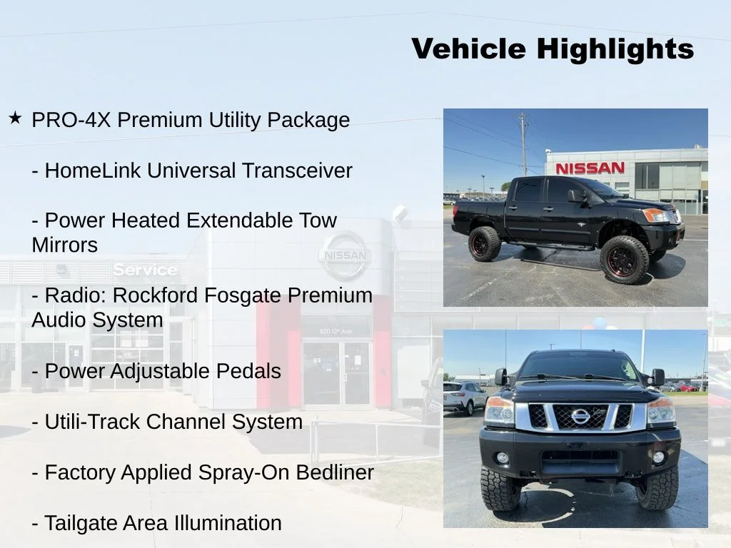 Certified Used 2014 Black Nissan PRO-4X image 8