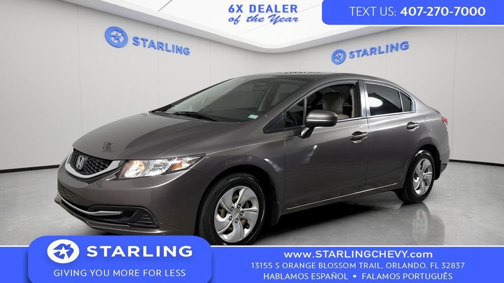 Used 2015 Gray Honda LX image 1