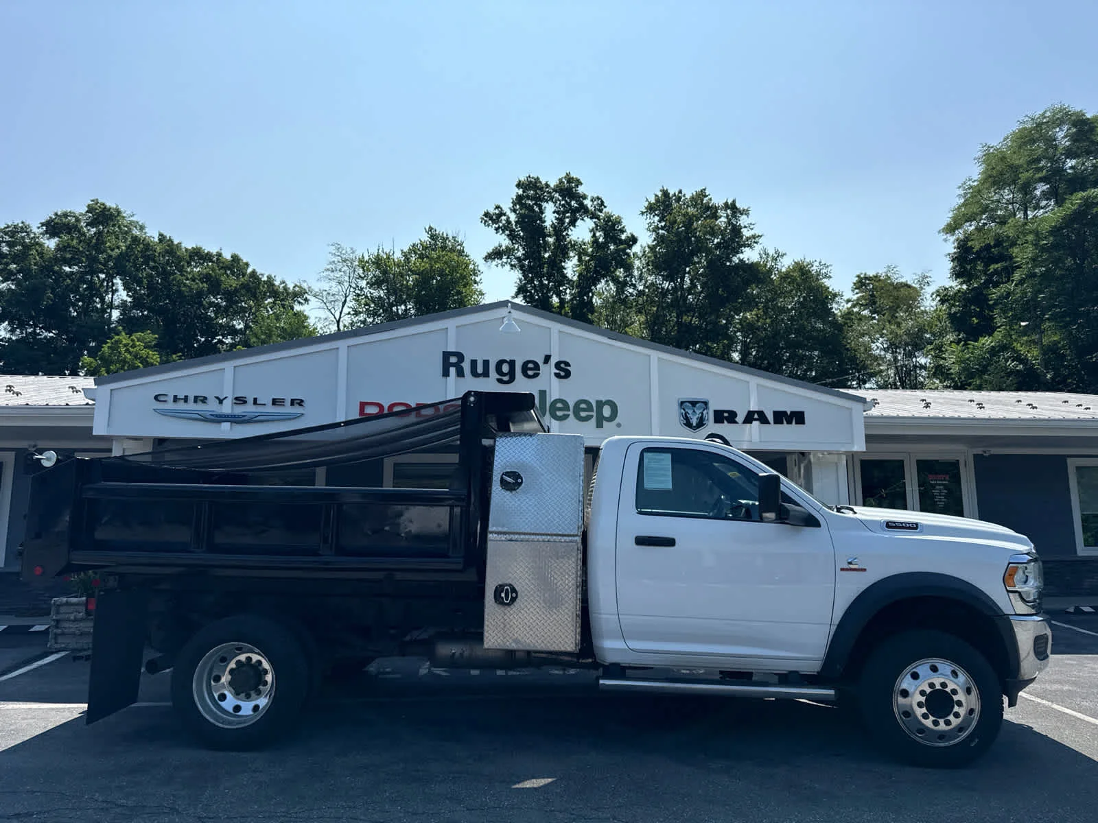 Used 2022 Bright White Clearcoat Ram Tradesman image 2