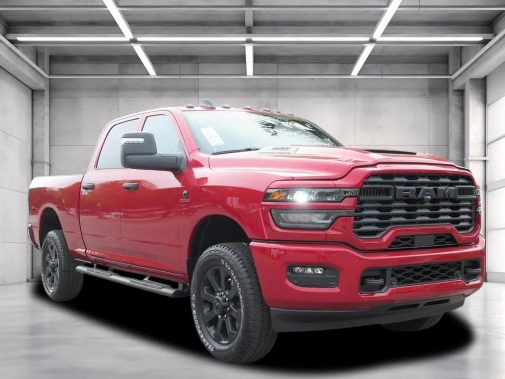 New 2026 Molten Red Pearl-Coat Exterior Paint RAM Black Express image 1