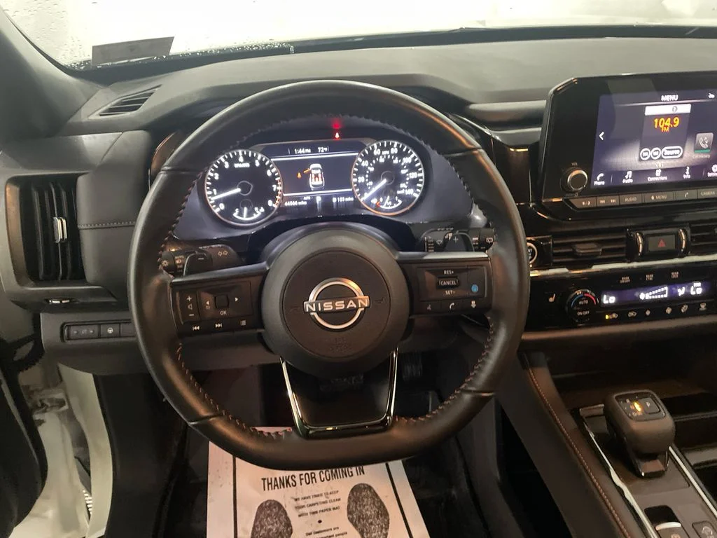 Used 2024 Pearl White Tricoat/Super Black Nissan Rock Creek image 13