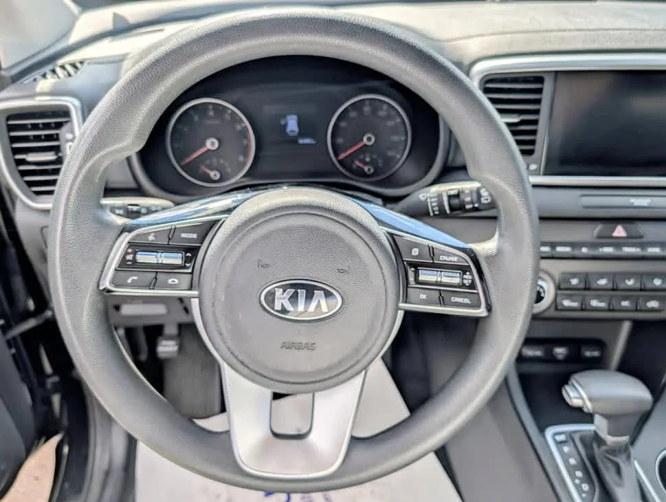 Used 2021 Black Cherry Kia LX image 10