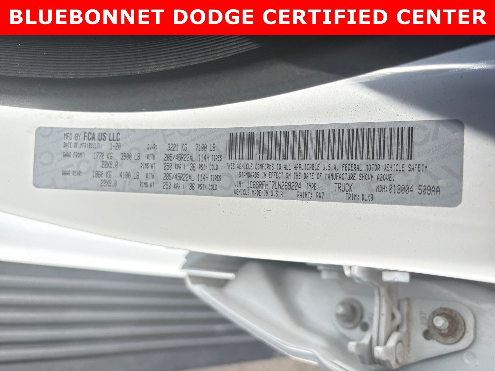 Certified Used 2020 Bright White Clearcoat Ram Limited image 24