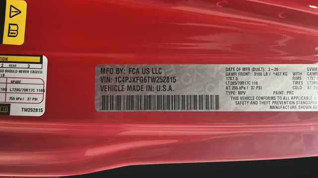 New 2026 Firecracker Red Clear-Coat Exterior Paint Jeep Rubicon image 40
