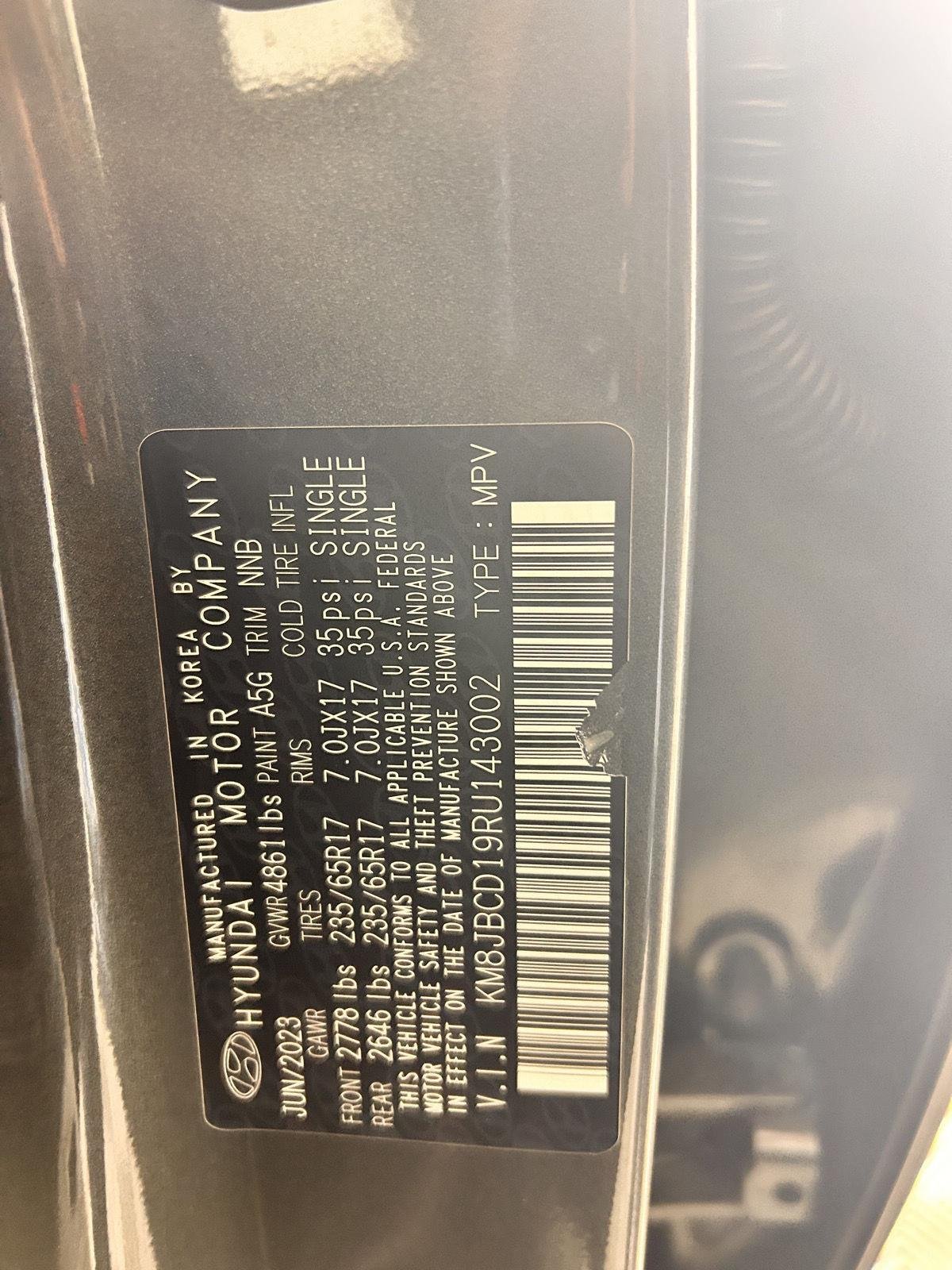 Used 2024 Shimmering Silver Hyundai Blue image 23