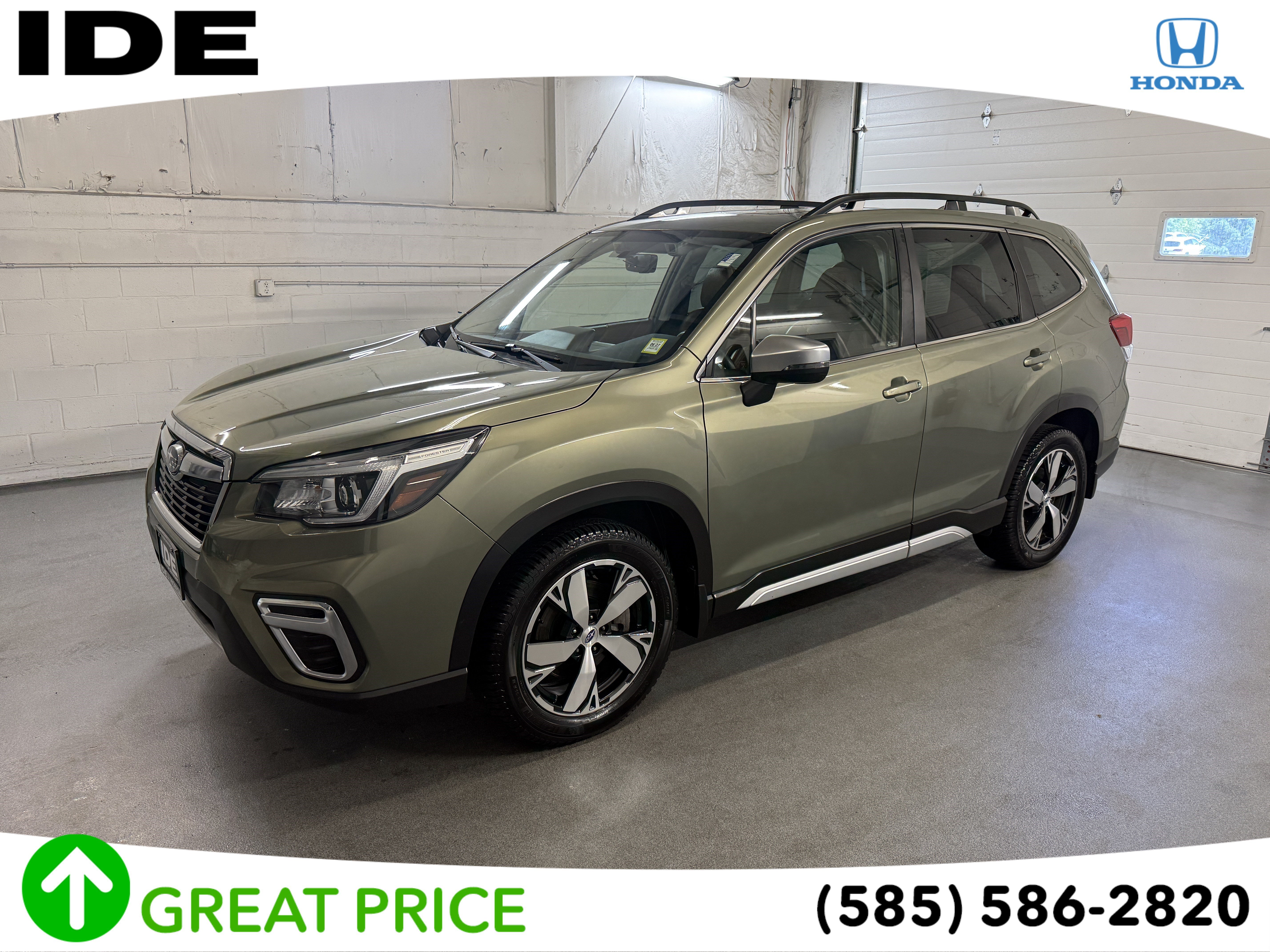 Used 2020 Jasper Green Metallic Subaru Touring image 1