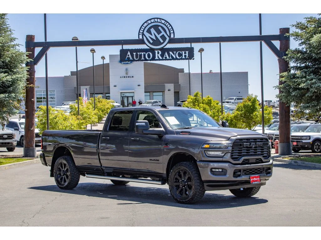 Used 2025 Granite Crystal Metallic Clearcoat Ram Big Horn image 1