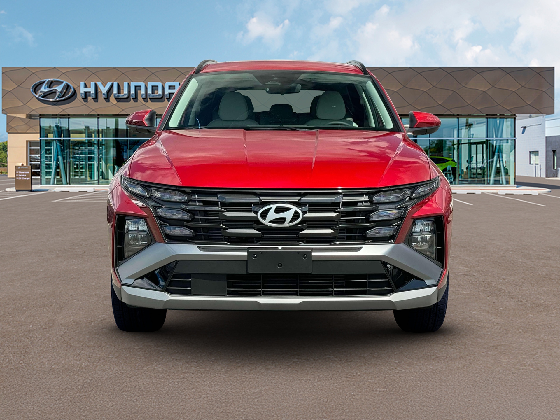 New 2025 Red Hyundai SEL AWD image 12