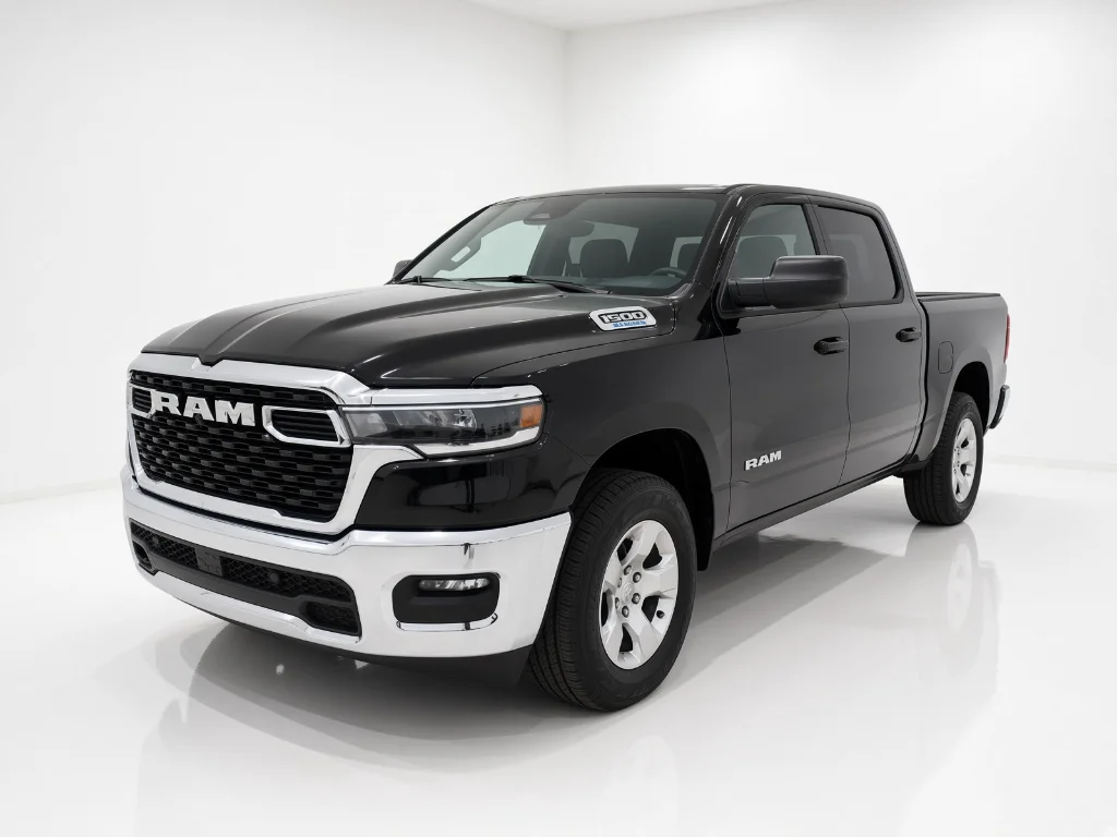 New 2026 Diamond Black Crystal Pearlcoat RAM Big Horn image 1