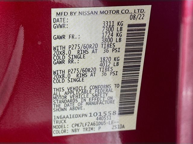 2023 Nissan Titan Platinum Reserve - Photo 34