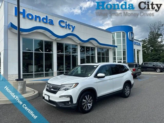 Certified Used 2020 Platinum White Pearl Honda EX-L image 1