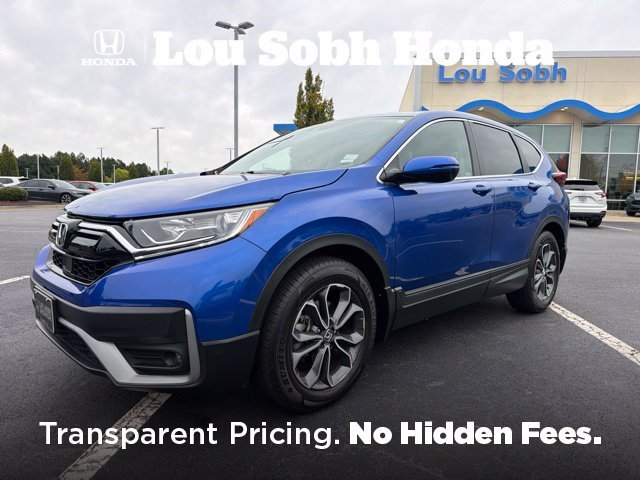 Certified Used 2020 Aegean Blue Metallic Honda EX-L image 1