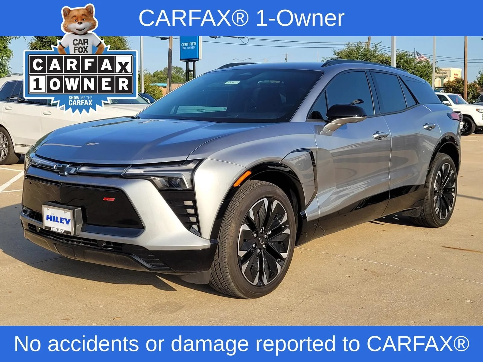 Used 2024 Chevrolet Blazer EV RS with VIN 3GNKDCRJ2RS259144 for sale in Rockwall, TX