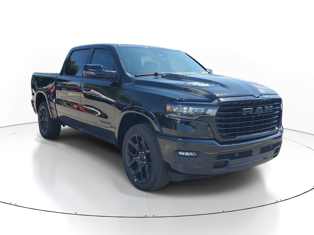 New 2026 Diamond Black Crystal Pearl-Coat Exterior Paint RAM Laramie image 1