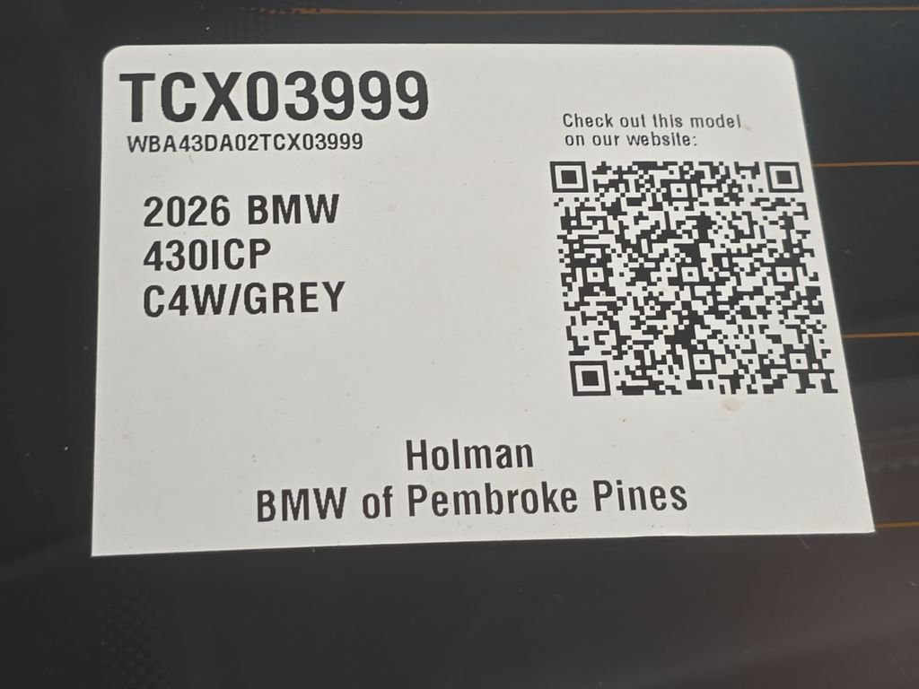 Used 2026 Skyscraper Grey Metallic BMW 430i image 24
