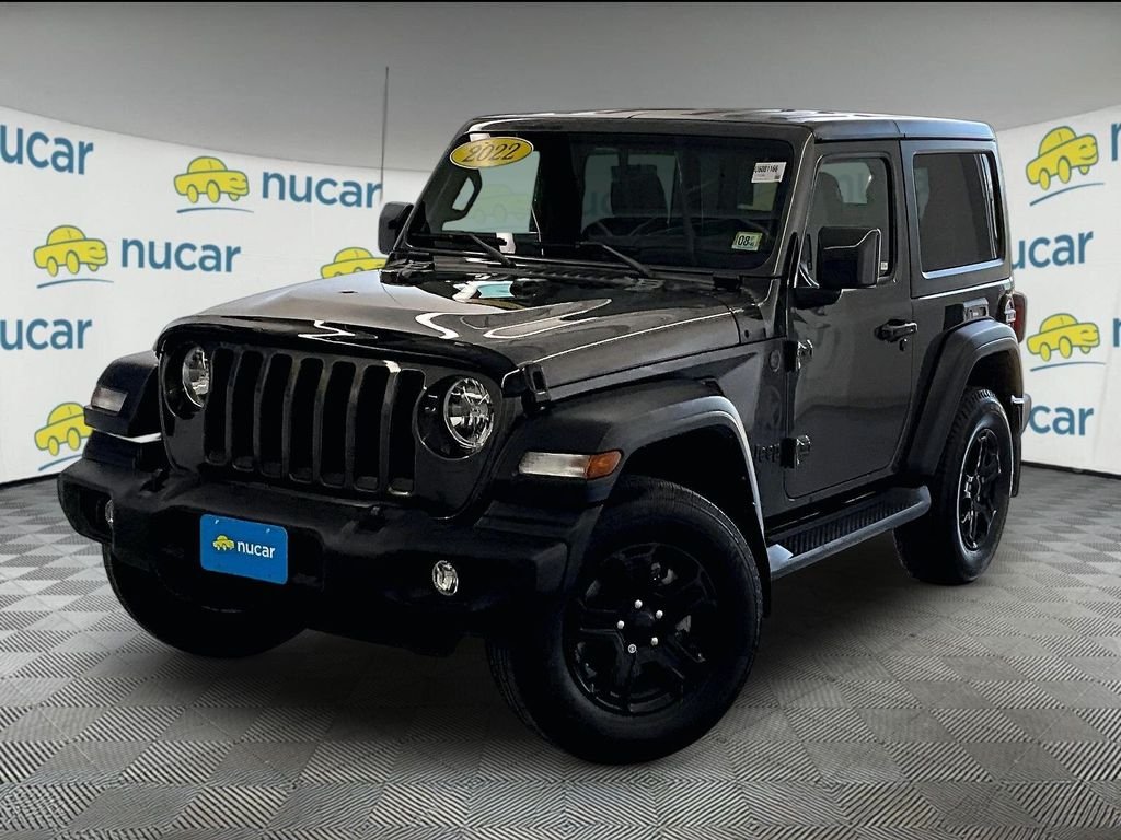 Used 2022 Granite Crystal Metallic Clearcoat Jeep Sport S image 3