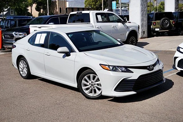 Used 2024 White Toyota LE image 2