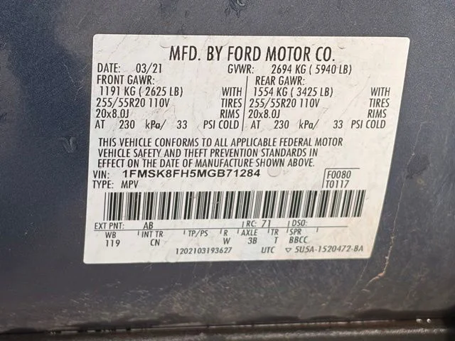 Certified Used 2021 Blue Ford Limited image 26