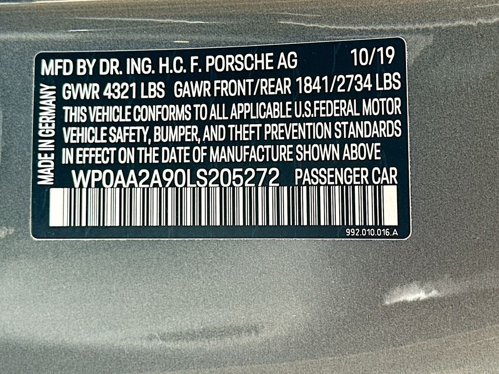 Used 2020  Porsche  image 32