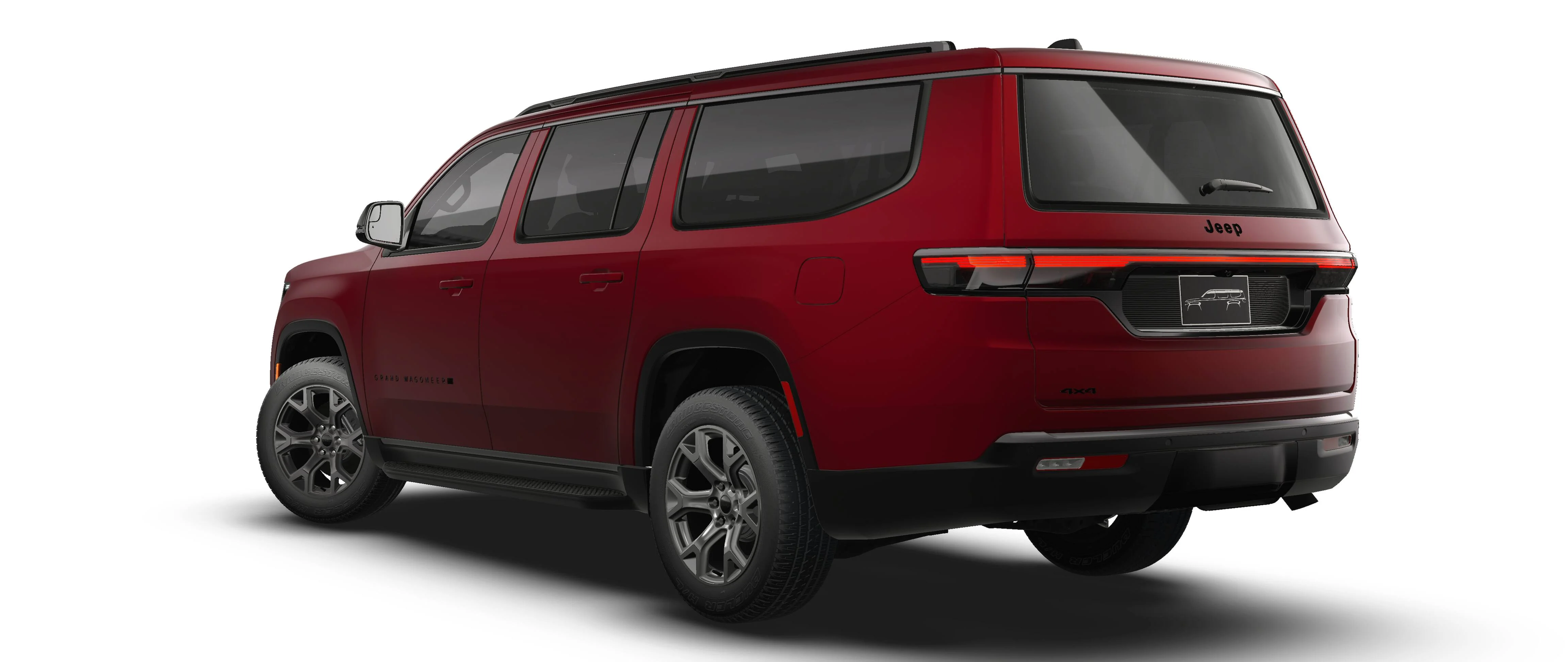New 2026 Velvet Red Pearl-Coat Exterior Paint Jeep Grand Wagoneer image 14
