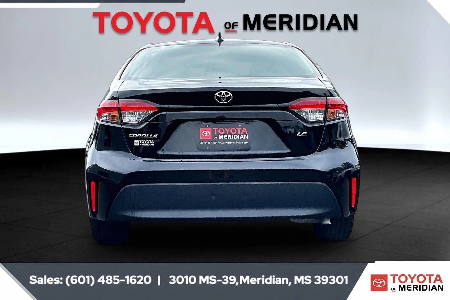 Used 2024 Midnight Black Metallic Toyota LE image 4