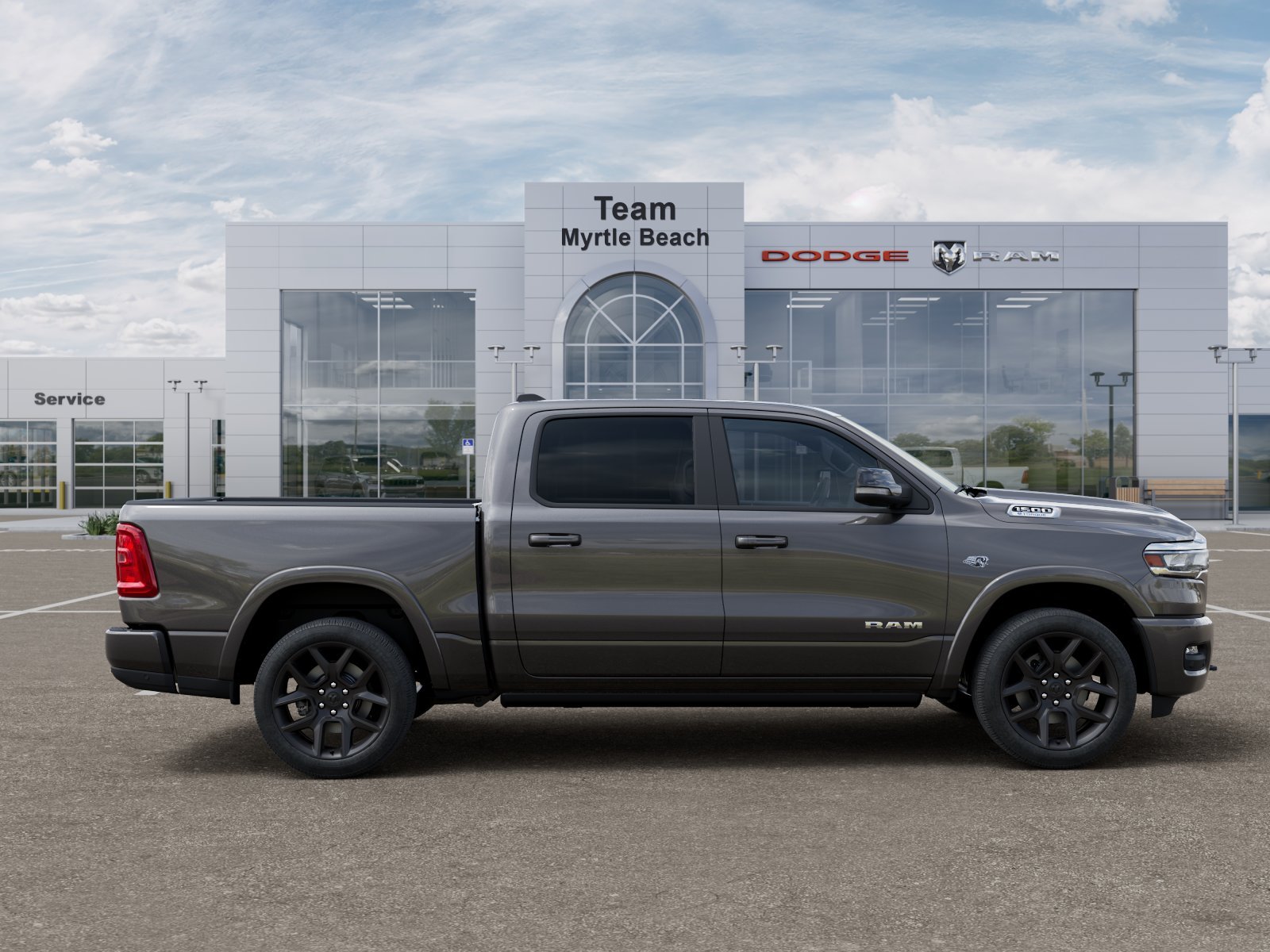 New 2027 Granite Crystal Metallic Clear-Coat Exterior Paint RAM Laramie image 47