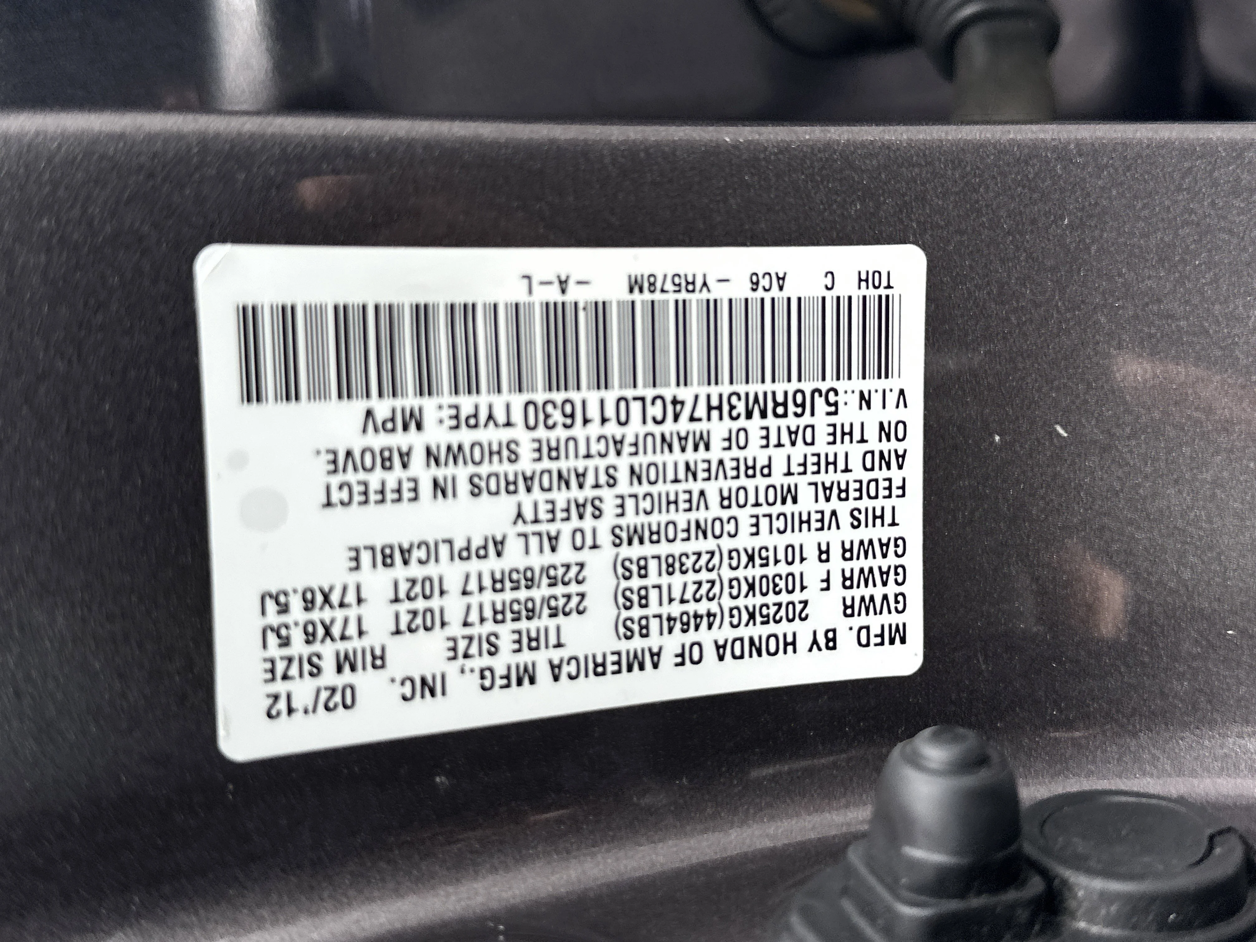 Used 2012 Polished Metal Metallic Honda EX-L image 38